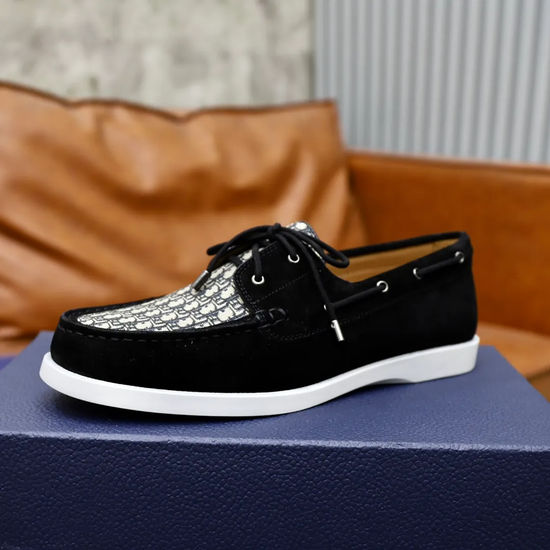Ex-factory price: 540🙅‍♂️🙅‍♂️🙅‍♂️ Brand: Dior DIOR Standard code: Men's code 38/44 (45 can be customized) Grade: Same as the official website Material: Original cowhide stitching, cowhide lining, original TPU wear-resistant soft outsole Style categories: Leisure and sports version, footwear for driving, young fashion, European and American trends, British style Color: actual picture color